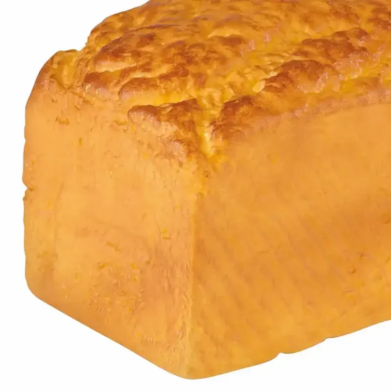 Franskbrød/formbrød, kunstig mad i plast fra Brøndsholm