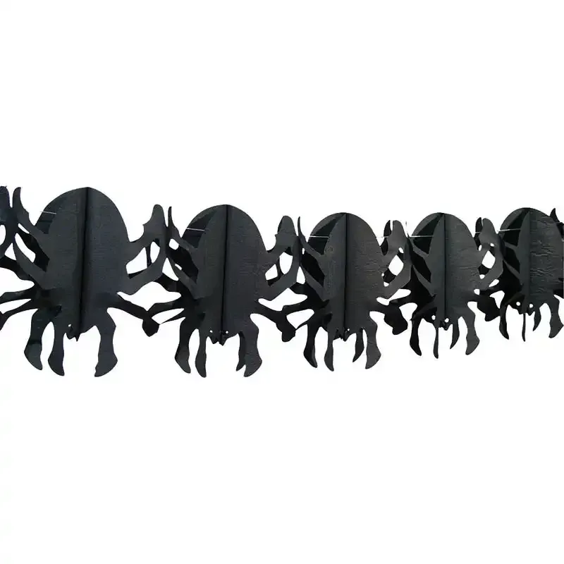 Halloween ranke med edderkopper - kriblende kryb