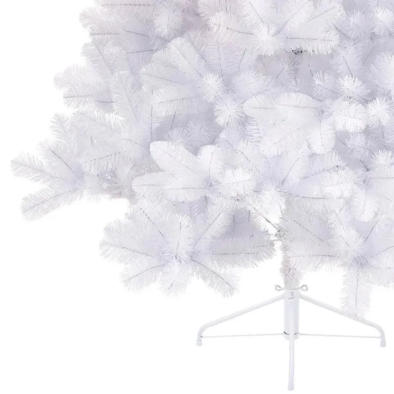 Imperial vit gran med metallfot, 150 cm