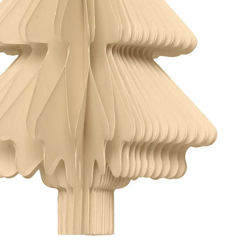 Juletræspynt papir juletræ m ophæng, 15cm
