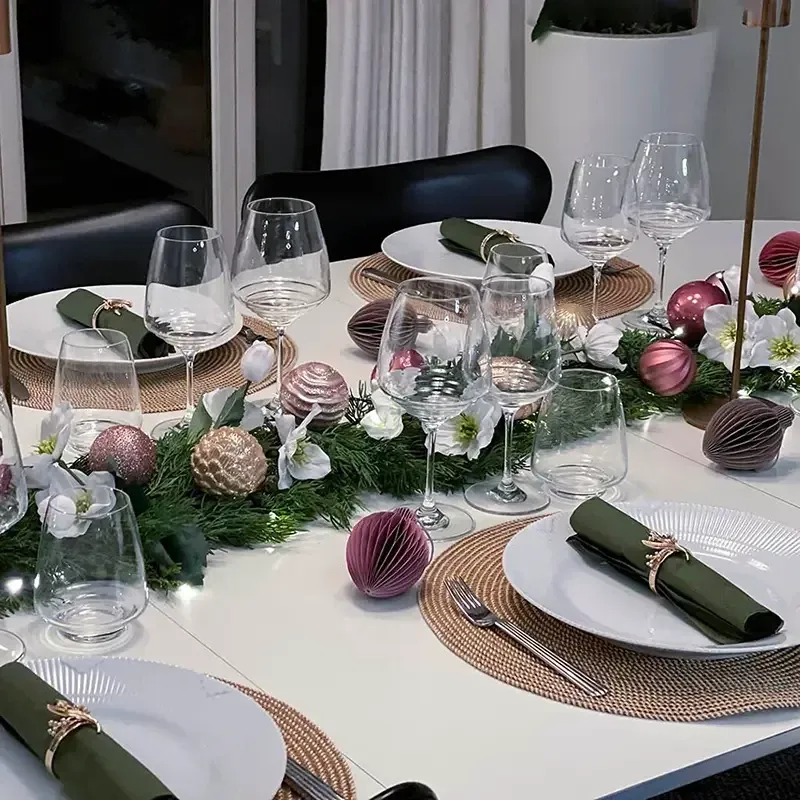 Juletræspynt, papirs kugle m ophæng, 10cm