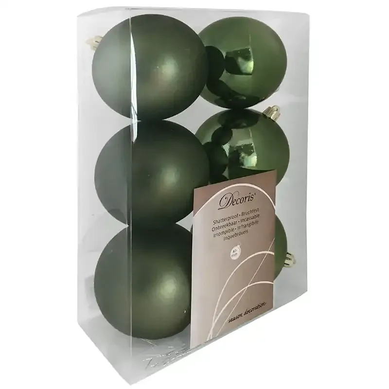 Julgranskulor, 8 cm, 6-pack I Köp Julgranskulor