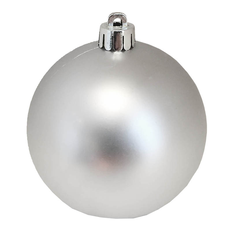 Julgranskulor, Vit-Silver-Mörkblå, 6 cm, 30 st. I