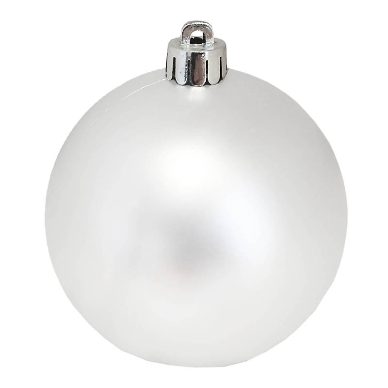 Julgranskulor, Vit-Silver-Mörkblå, 6 cm, 30 st. I