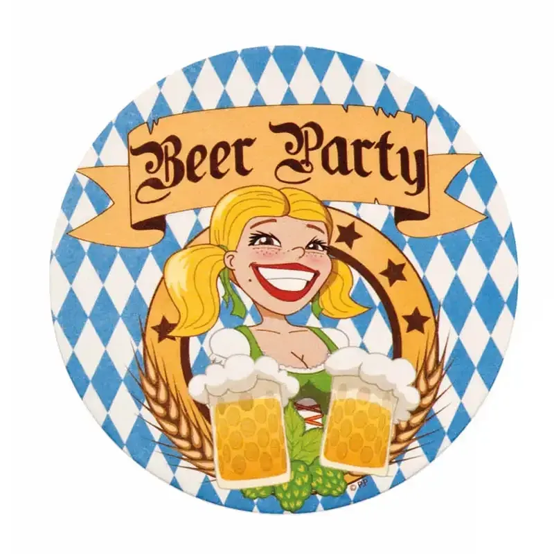 Køb Ølbrikker med Oktoberfest-motiver 10 stk./pakke hos Brondsholm.dk