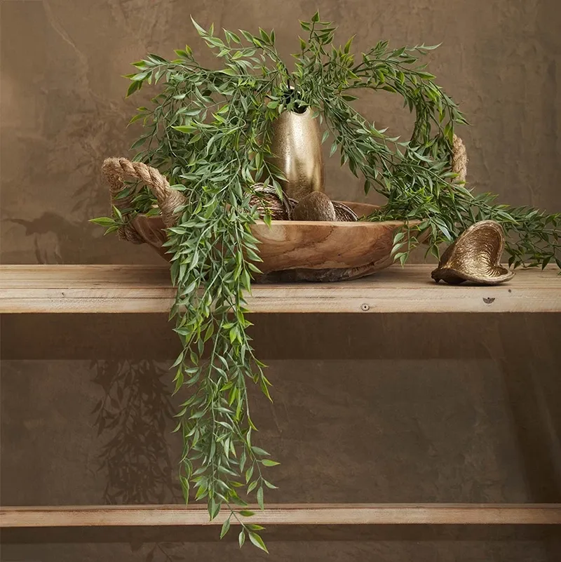 Køb Bambus hænger, 80cm, UV, kunstig plante hos Brondsholm.dk