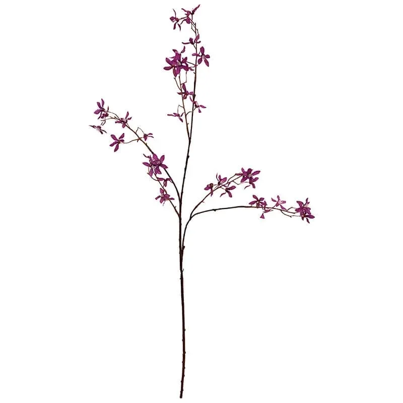 Køb Blomster gren, Pink, 90cm, Kunstig Blomst hos Brondsholm.dk