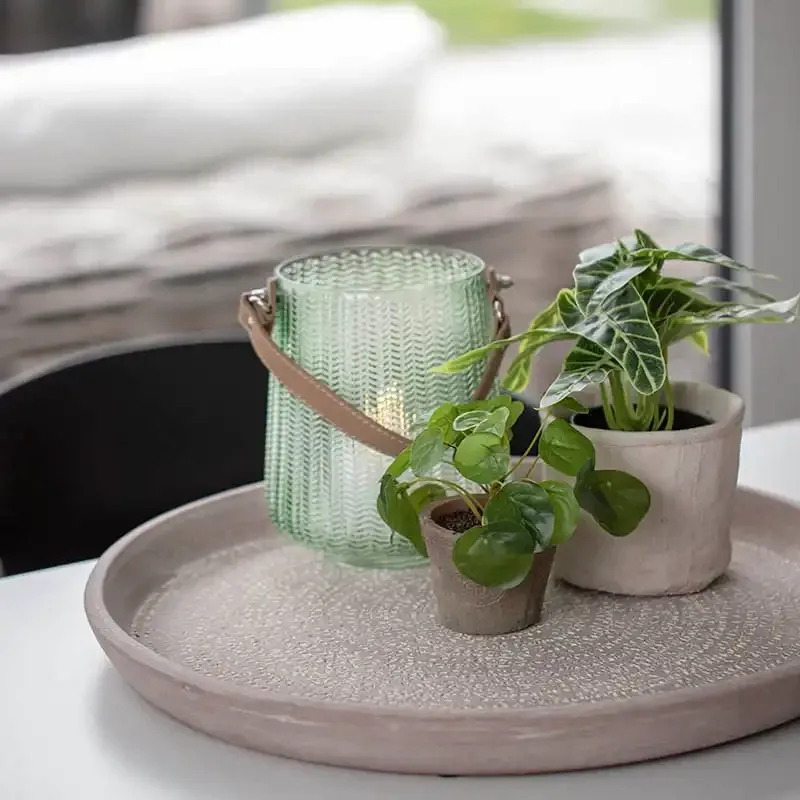 Køb Cement krukke, H 9cm hos Brondsholm.dk