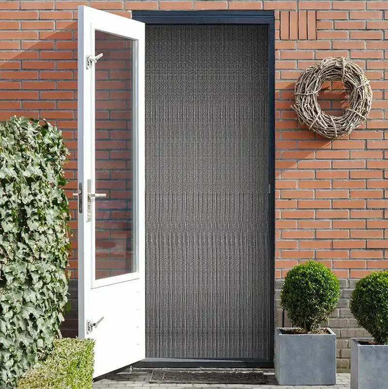 Køb Dørgardin, rome, plast m farvet snor, 93x210cm hos Brondsholm.dk