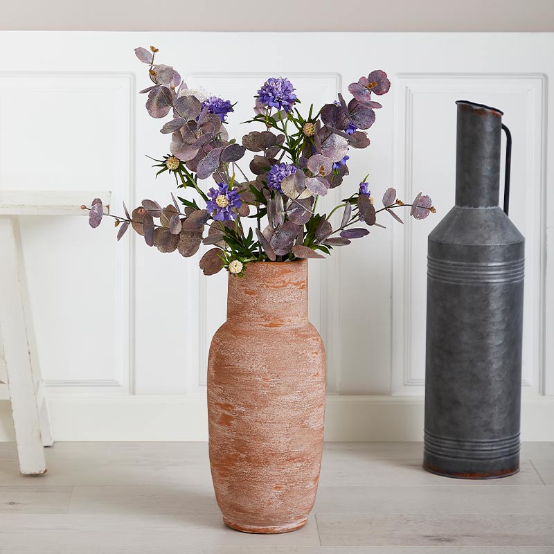 Køb Eukalyptus gren, 85cm, lillaguld, kunstig