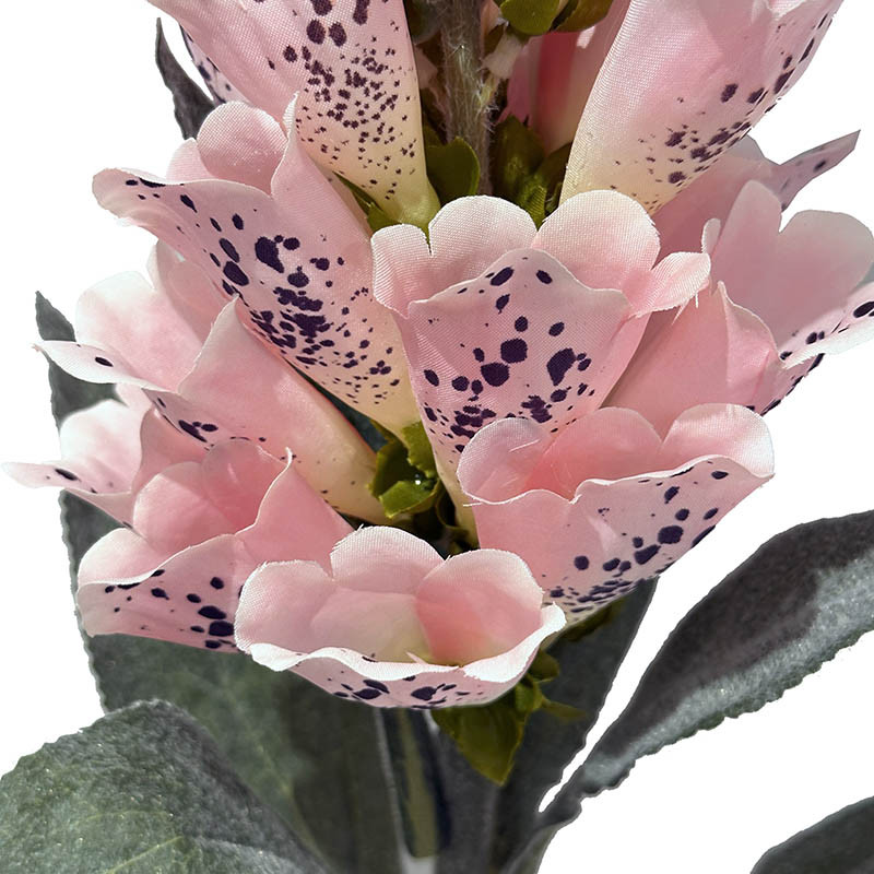 Køb Fingerbøl blomst på stilk, lyserød, 92cm, kunstig blomst hos Brondsholm.dk