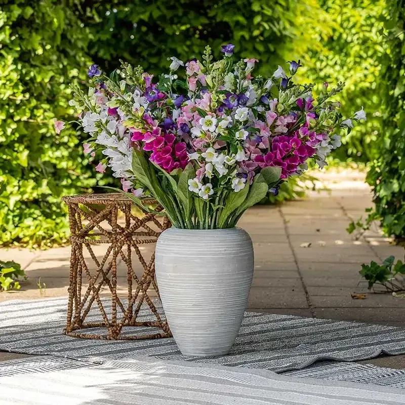 Køb Fingerbøl blomst på stilk, pink, 92cm, kunstig blomst hos Brondsholm.dk