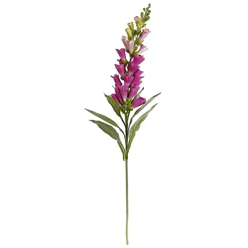 Køb Fingerbøl blomst på stilk, pink, 92cm, kunstig blomst hos Brondsholm.dk