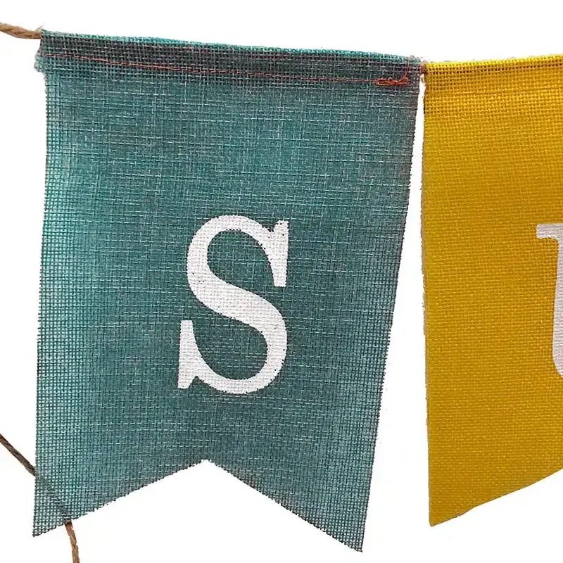 Køb Flagguirlande med teksten: SUMMER hos Brondsholm.dk