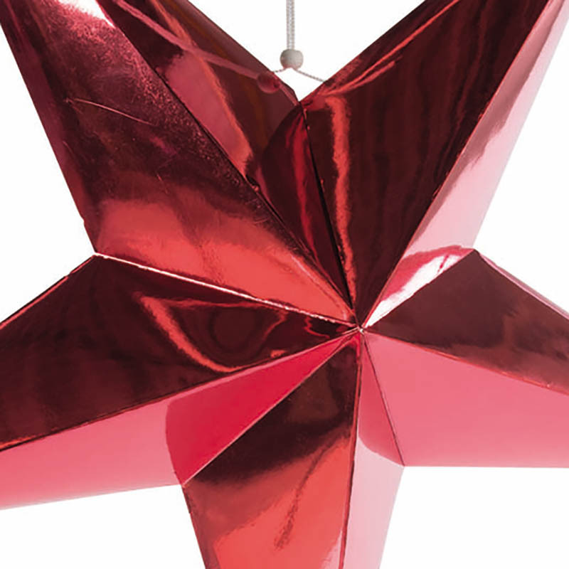 Køb Foldestjerne, 5 spidser, Ø 90cm hos Brondsholm.dk