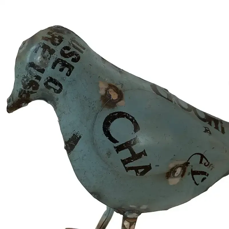 Køb Fugl til dekoration, genbrugs metal, hos Brondsholm.dk