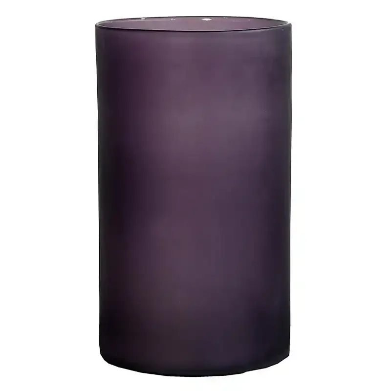Køb Glasvase i dyb lilla, H44cm hos Brondsholm.dk