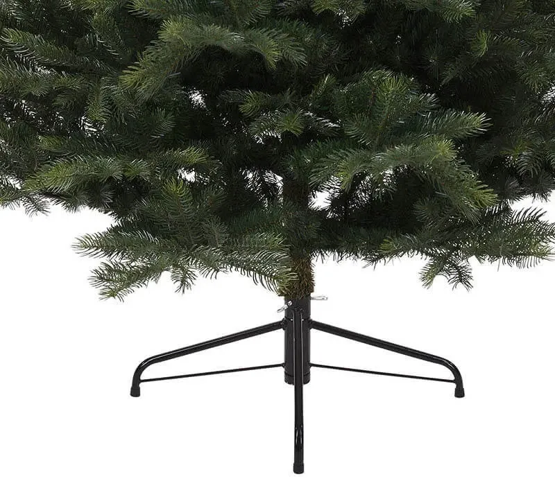 Køb Grandis grantræ med metalfod, 120cm, kunstig gran hos Brondsholm.dk