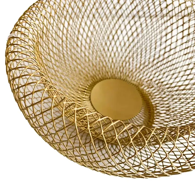 Køb Guld metal skål / væg ophæng hos Brondsholm.dk