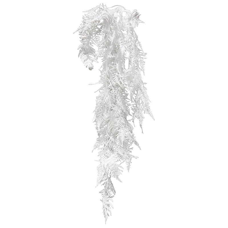 Køb Hænger med med fine flagrende blade og glimmer, kunstig gren hos Brondsholm.dk