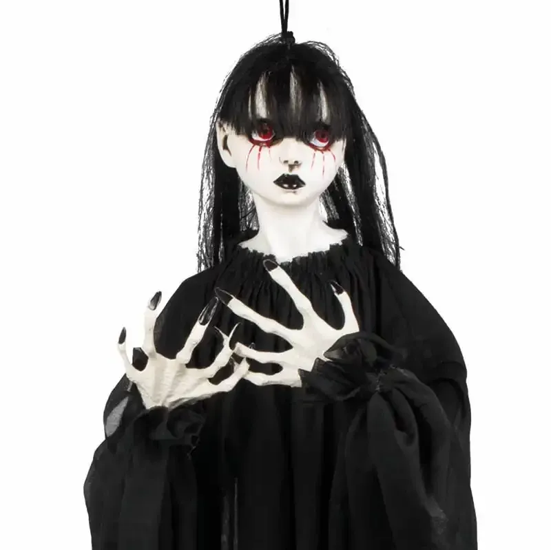 Køb Horror pige skelet med ophæng hos Brondsholm.dk