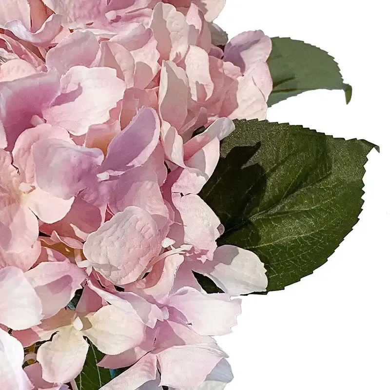Køb Hortensia buket, 45cm med 5 stængler pink, Kunstig blomst hos Brondsholm.dk