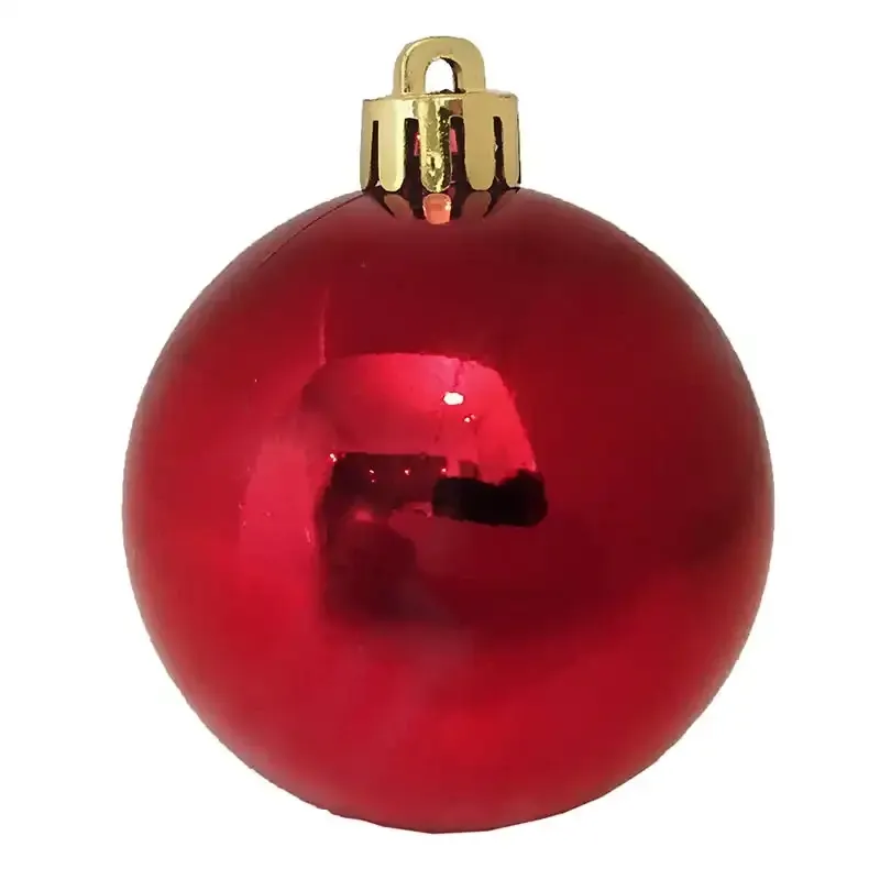 Køb Julekugle mix Sølv-rød-hvid, 6cm, 30stk./pakke hos Brondsholm.dk