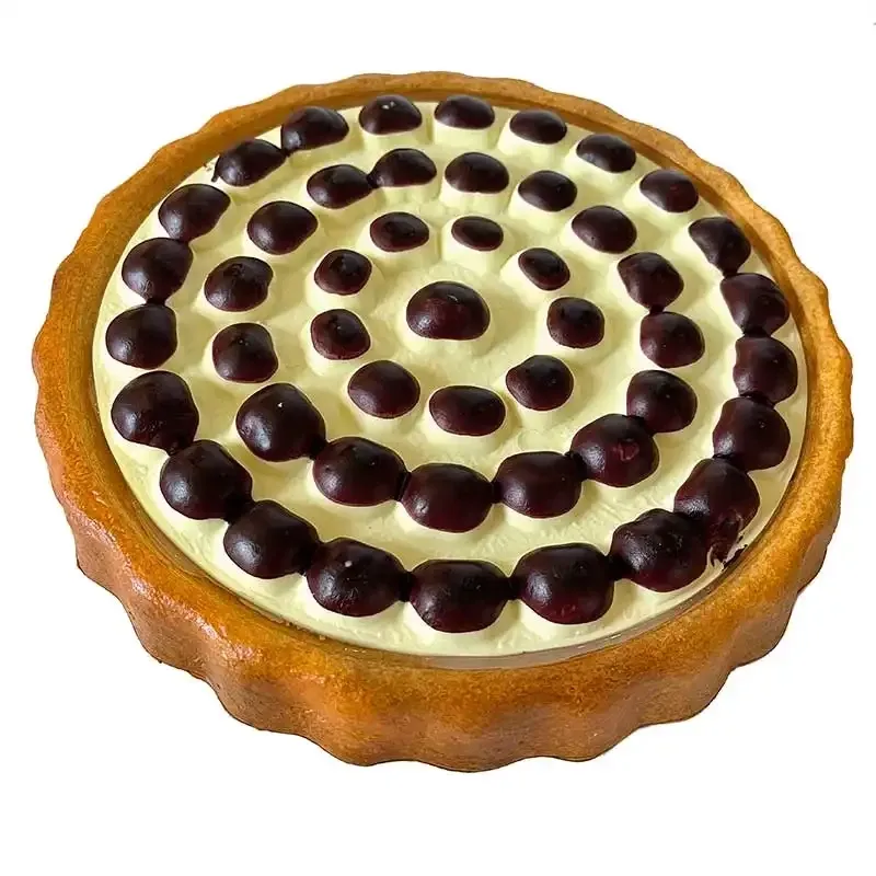 Køb Kirsebær tærte, 23cm, kunstig mad