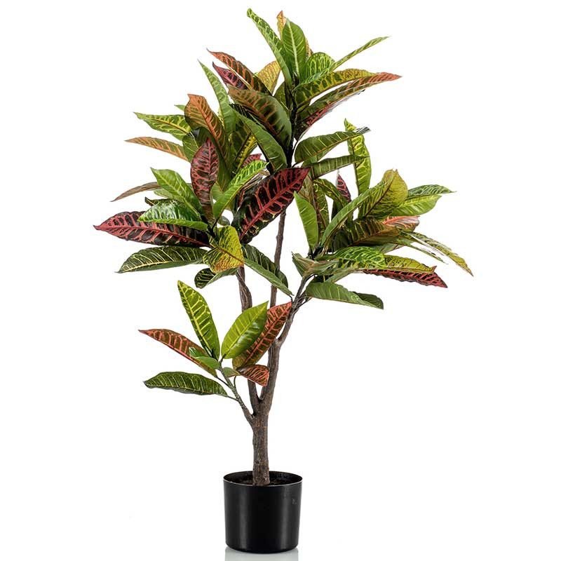 Køb Kroton træ, 95cm, kunstig træ hos Brondsholm.dk