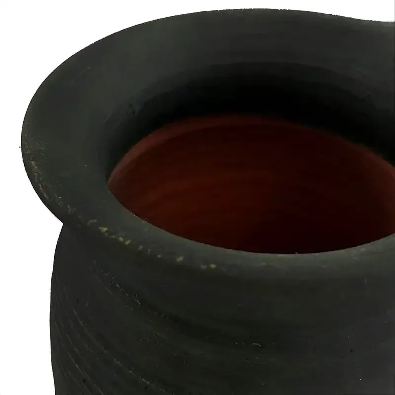 Køb Krukke / vase, Grøn Keramik 19 cm hos Brondsholm.dk