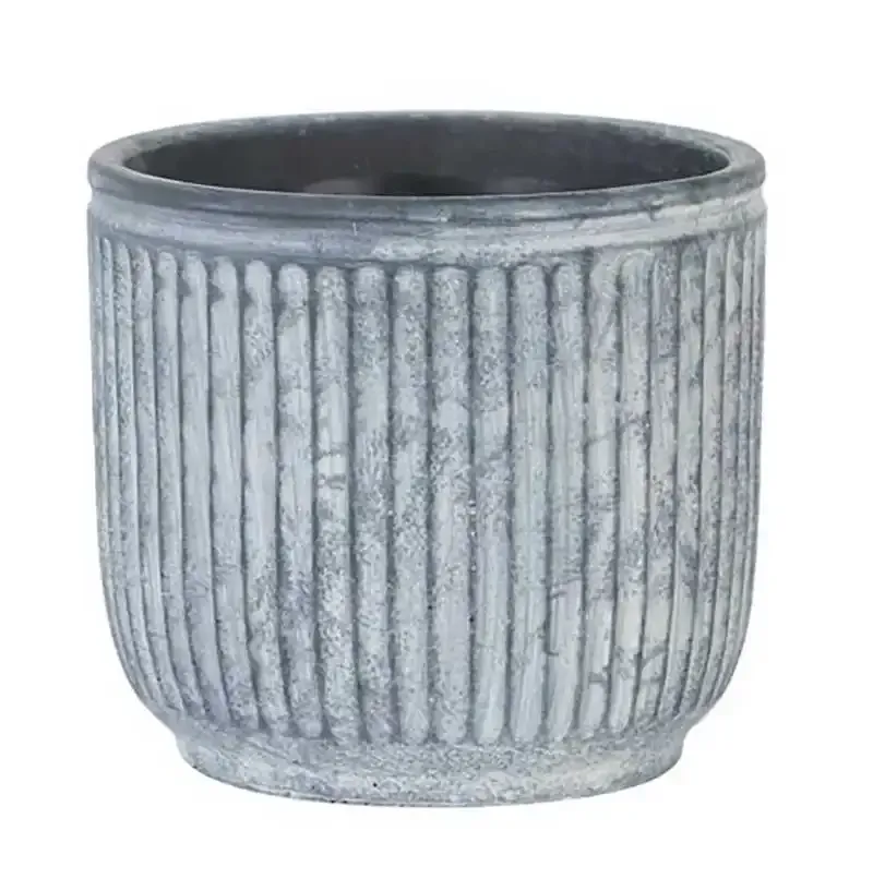 Køb Krukke i cement, Ø17cm hos Brondsholm.dk