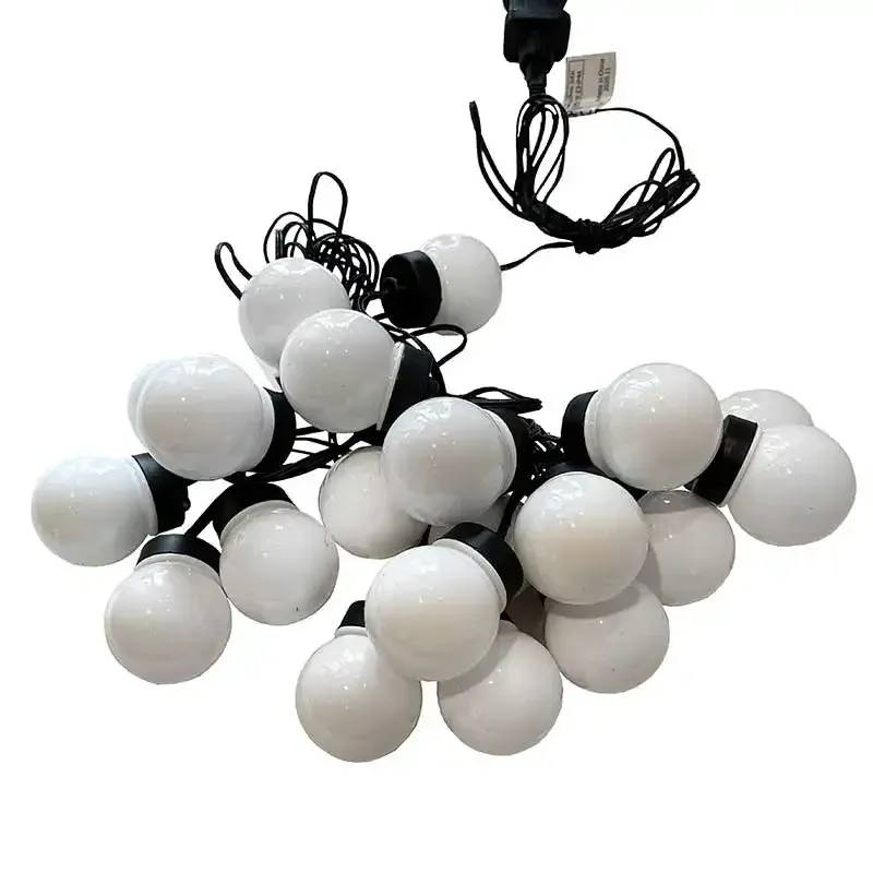 Køb LED Lyskæde med 20 pastelfarvede pærer hos Brondsholm.dk