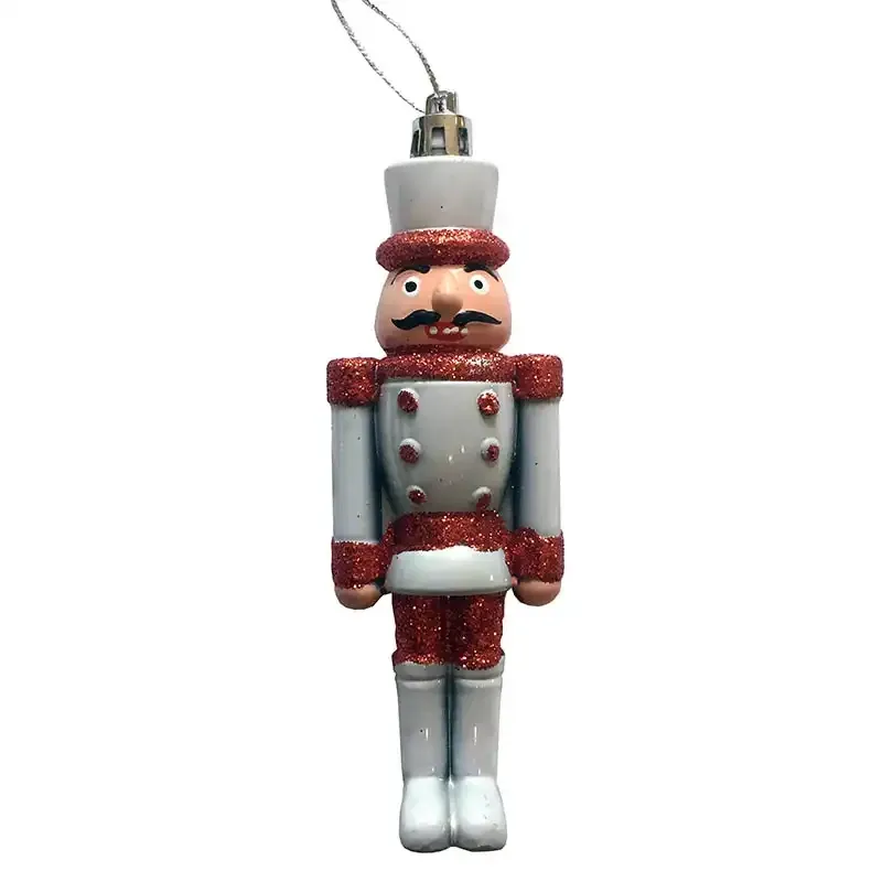 Køb Nøddeknækkeren, Hvid/ Rød, Juletræsophæng hos Brondsholm.dk