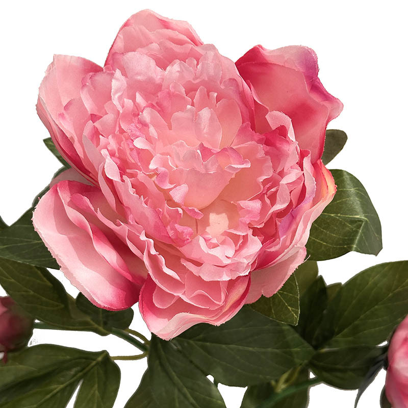 Køb Pæon på stilk, 71cm Pink, kunstig blomst hos Brondsholm.dk