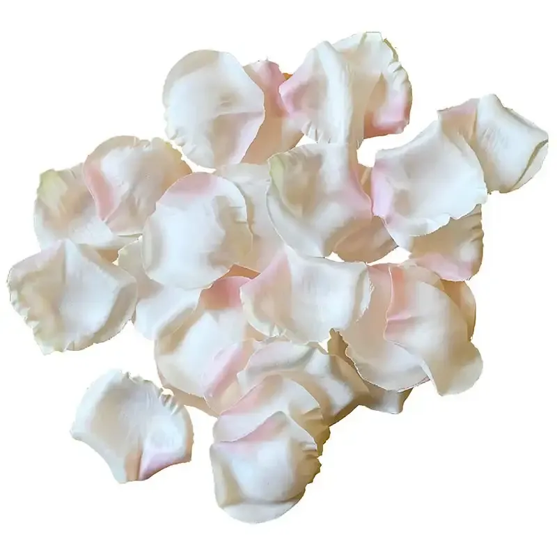 Køb Rosenblade, 36 stk., creme/pink, Kunstig blomster hos Brondsholm.dk