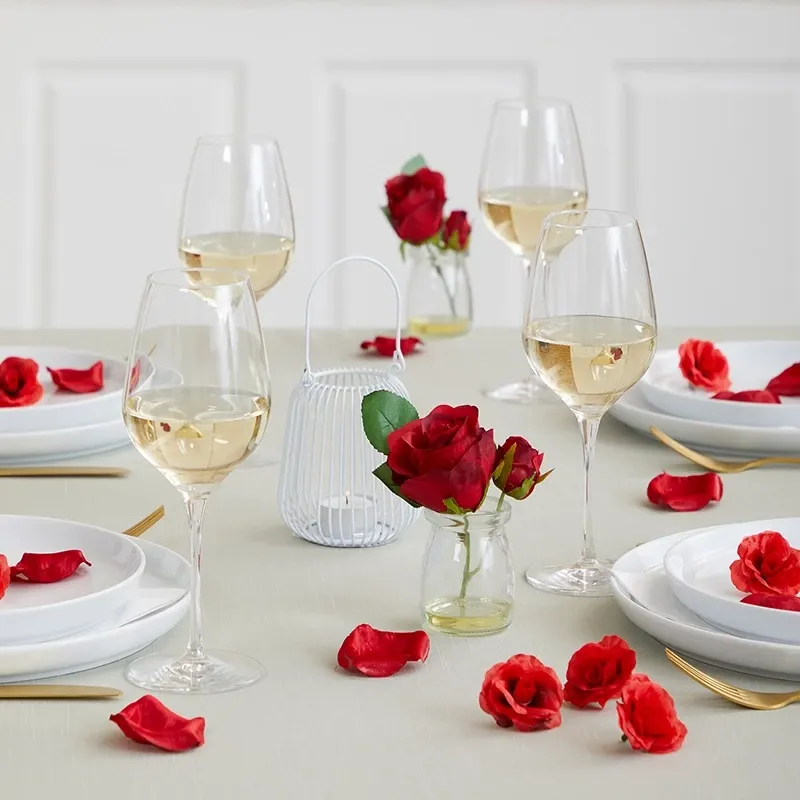 Køb Rosenhoveder, 48stk./pakke, rød, kunstig blomst hos Brondsholm.dk