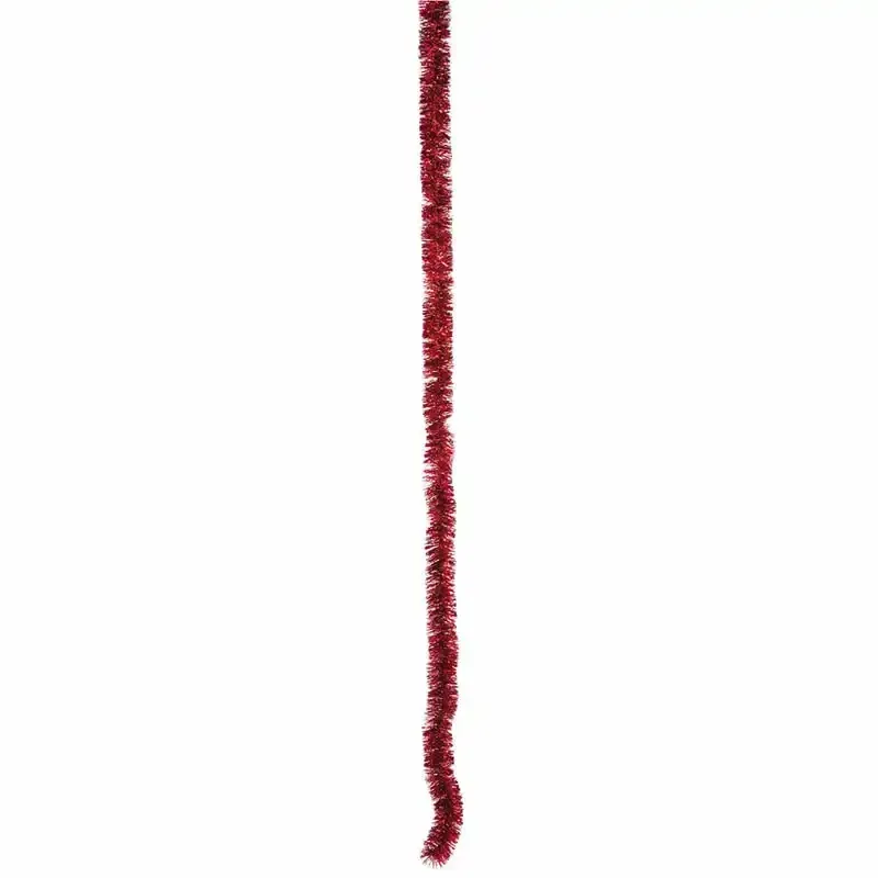 Køb Tinselguirlande, Ø: 7,5cm Rød hos Brondsholm.dk