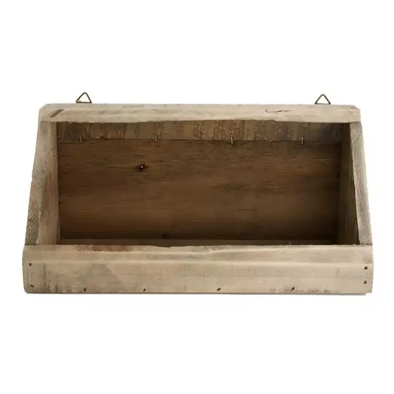 Køb Træ hylde, genbrugs træ, 58cm hos Brondsholm.dk