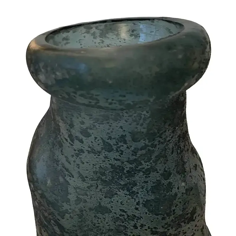 Køb Vase - simplicity - H25cm, Frostet blå hos Brondsholm.dk