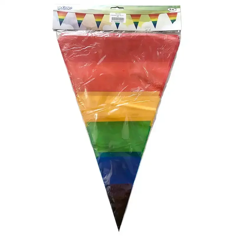 Køb Vimpelranke, pride, 8m, 14 flag hos Brondsholm.dk