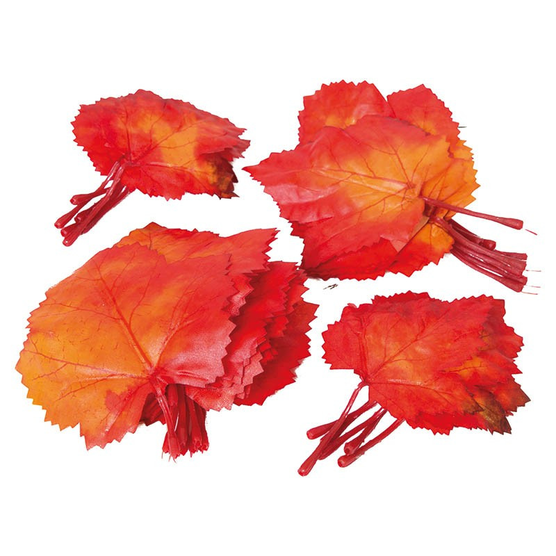 Køb Vinblade i 36 stk./pose (Efterårsblade), kunstig blad hos Brondsholm.dk