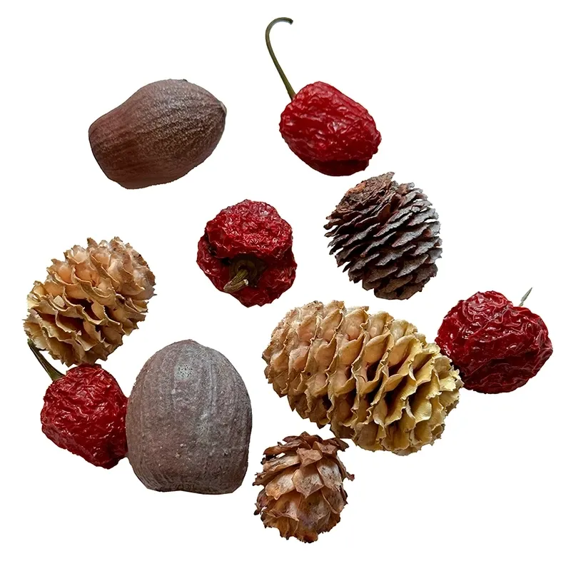 Køb et Mix tørrede blomster & kogler