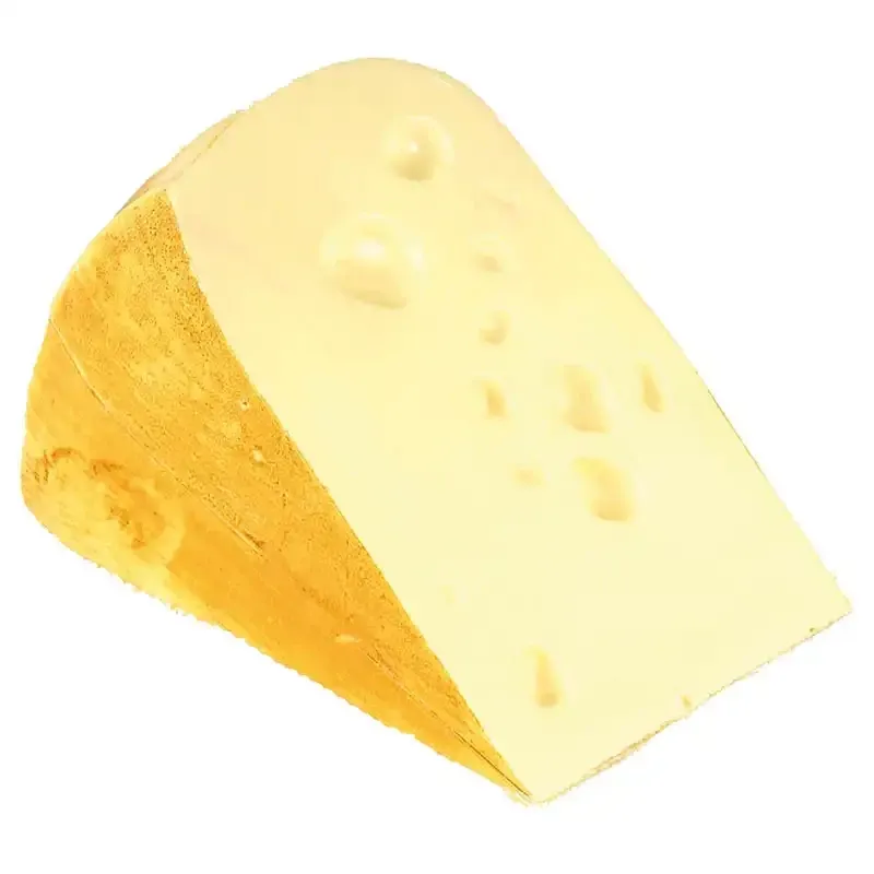 Kunstig ost (1/8 Emmentaler) - naturtro kunstige fødevarer