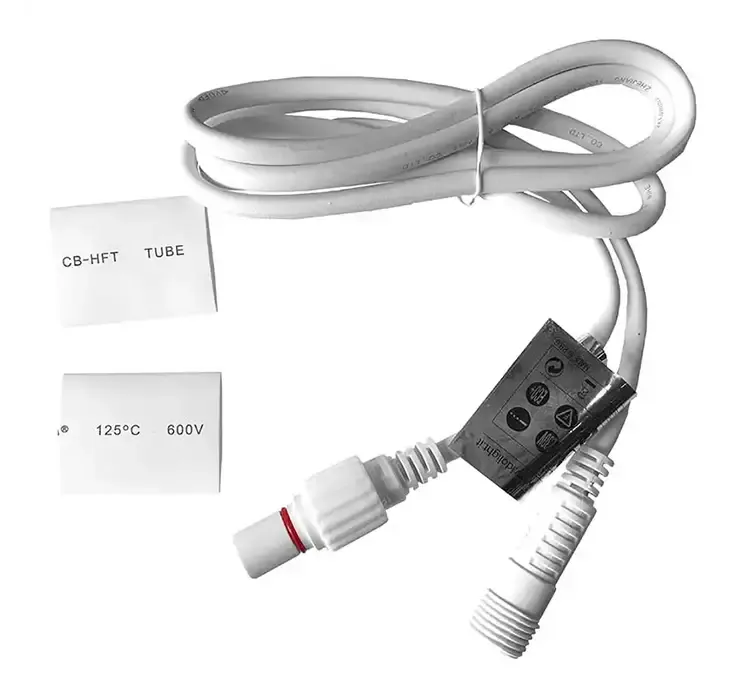 Forlængerledning LED i hvid gummi 1,5m easy joint