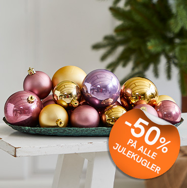 Brøndsholm - Julekugler til halv pris