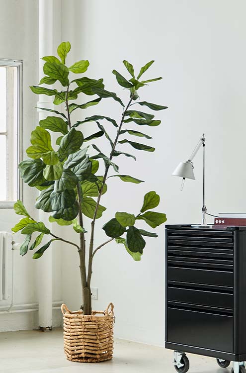 Brøndsholm - kunstige potteplanter