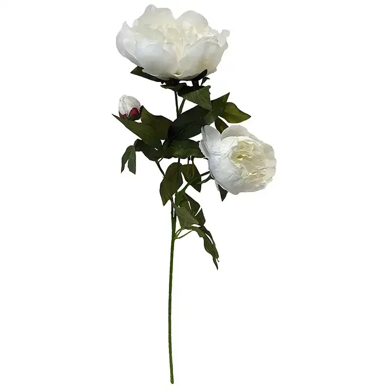 Pæon blomst i kunststof - kunstige blomster fra Brøndsholm