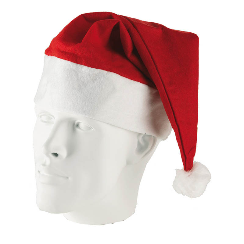 Rød/hvid nissehue - så er der dømt jul i din butik