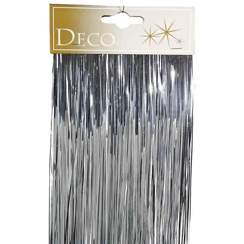 Sølv lametta, julepynt til din butik - hos Brøndsholm