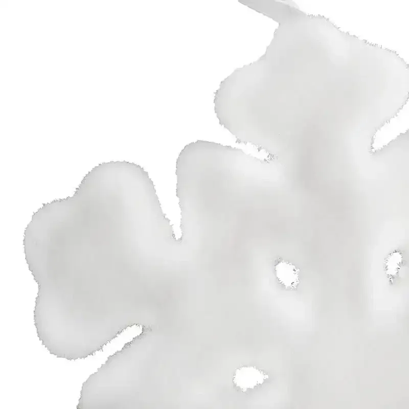 Snöflinga med silverhänge, konstgjord snö I Köp